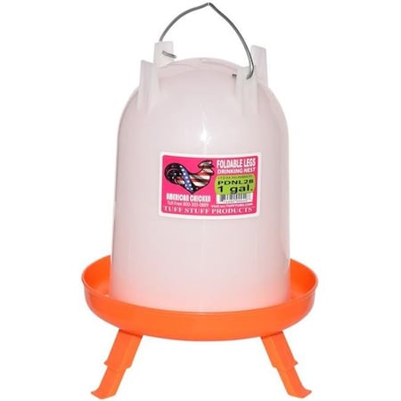 Tuff Stuff Products Tuff Stuff Products 458104981 1 gal PDNL28 Poultry Drinker Nest with Foldable Legs 458104981